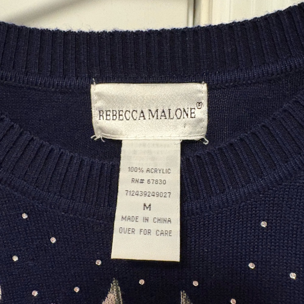 Rebecca Malone Midnight Blue Women's Sweater